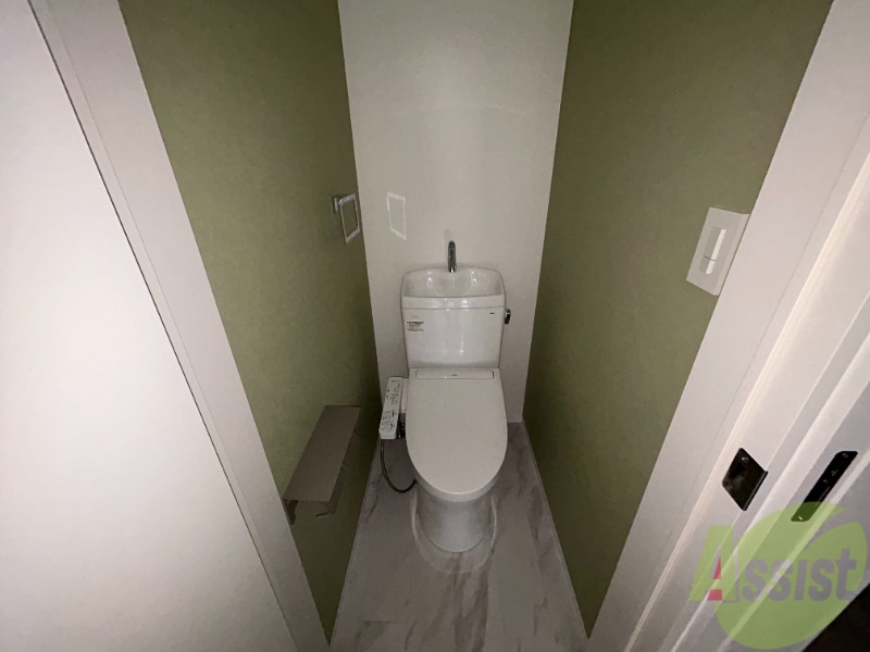 トイレ　ウォッシュレット機能の付いたトイレがございます。