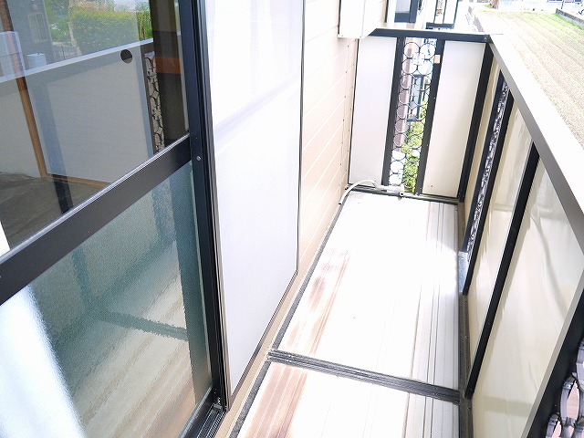 バルコニー　落ち着いた時間を過ごせるバルコニーです