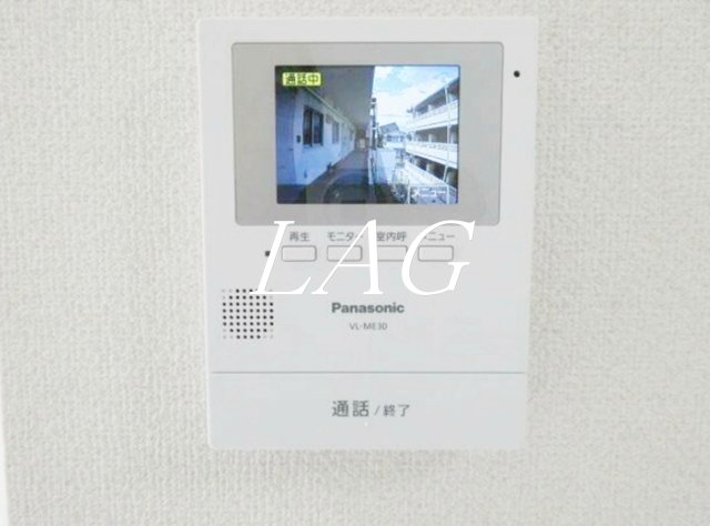 セキュリティ　モニター付きインターホンです。