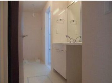 洗面設備　独立洗面台です。