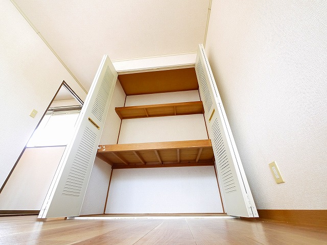 収納　たっぷりとした収納スペースです