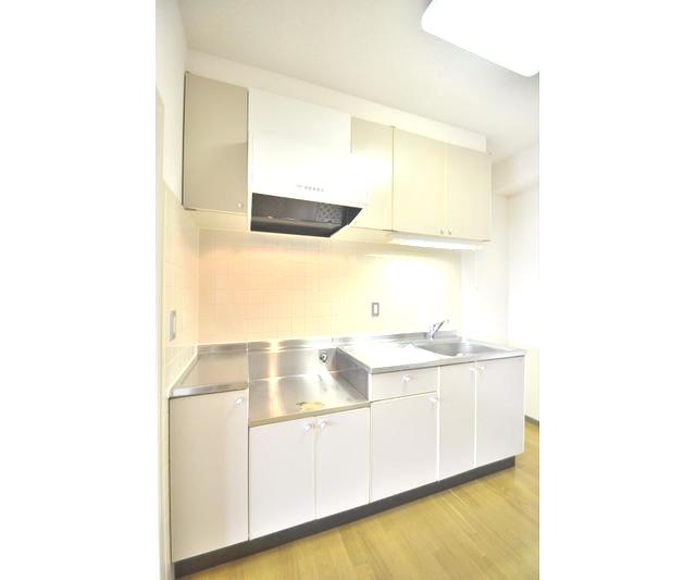 キッチン　写真：設備同仕様の別物件です