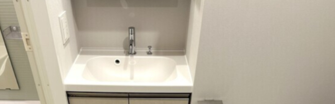 洗面設備　※別部屋の参考写真です。