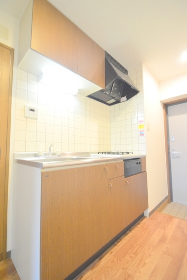 キッチン　２口コンロ＆グリル付のキッチン