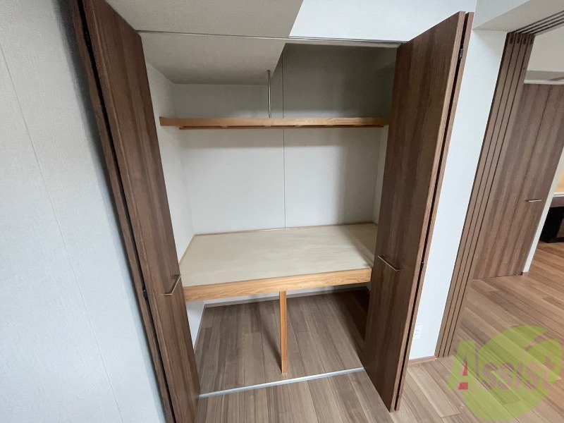 収納　収納もバッチリあるのでお部屋が片付きますよ！