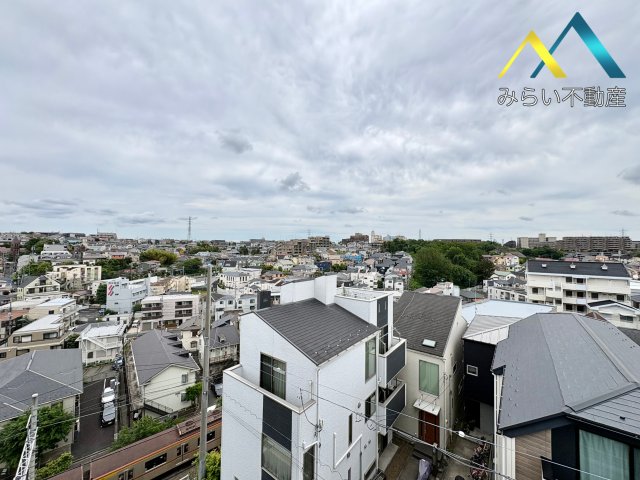 眺望　バルコニーからの眺望。自社撮影写真。