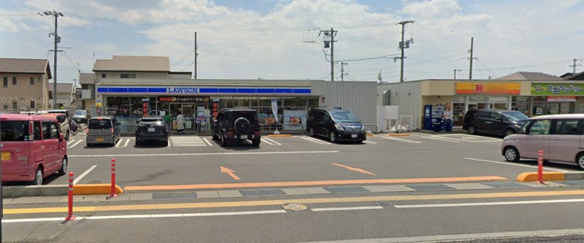 コンビニ　ローソン 岡山高島新屋敷店（コンビニ）まで372m