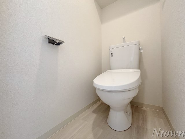 トイレ　ゆったりとした空間のトイレです