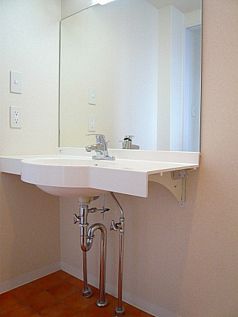 洗面設備　洗面です。※別部屋参考画像