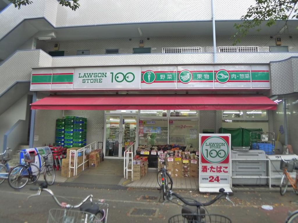 コンビニ　ローソンストア100船堀街道店（コンビニ）まで210m