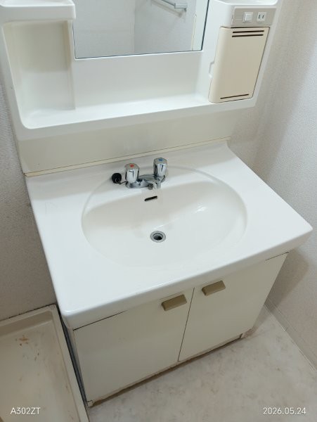 洗面設備　広い洗面スペース