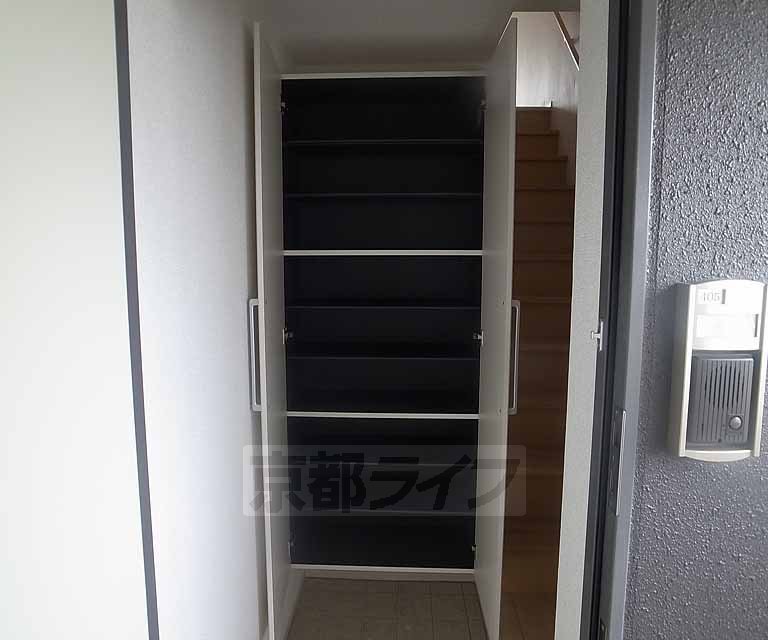 収納　大容量のシューズボックス完備