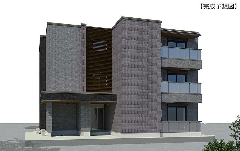 建物外観　完成パース