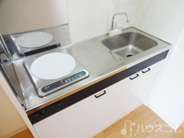 キッチン　自炊もファイトです。