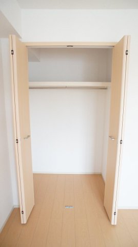 収納　たっぷりとした収納スペースです