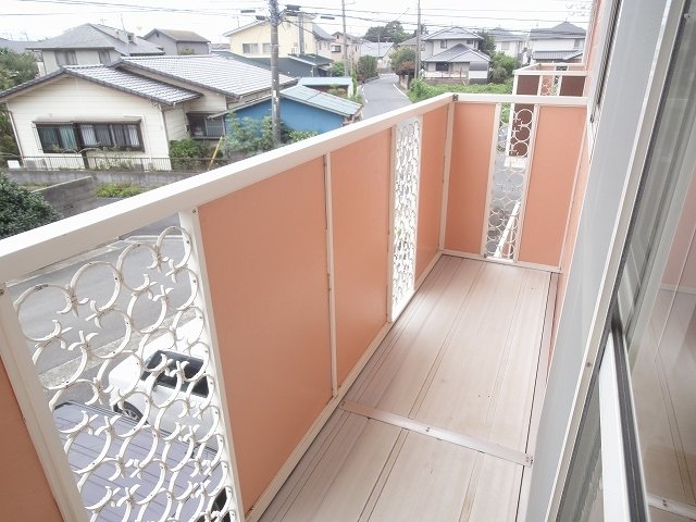 バルコニー　落ち着いた時間を過ごせるバルコニーです