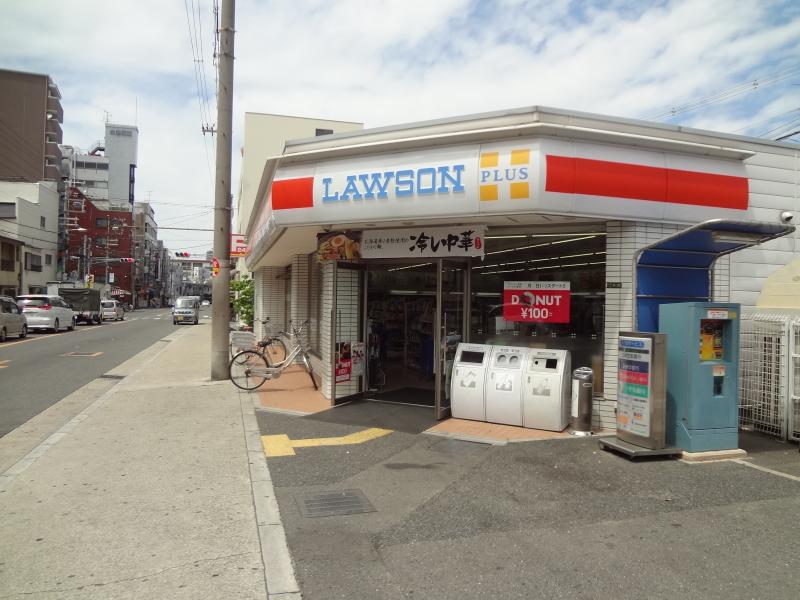 コンビニ　ローソン鶴橋三丁目店（コンビニ）まで443m