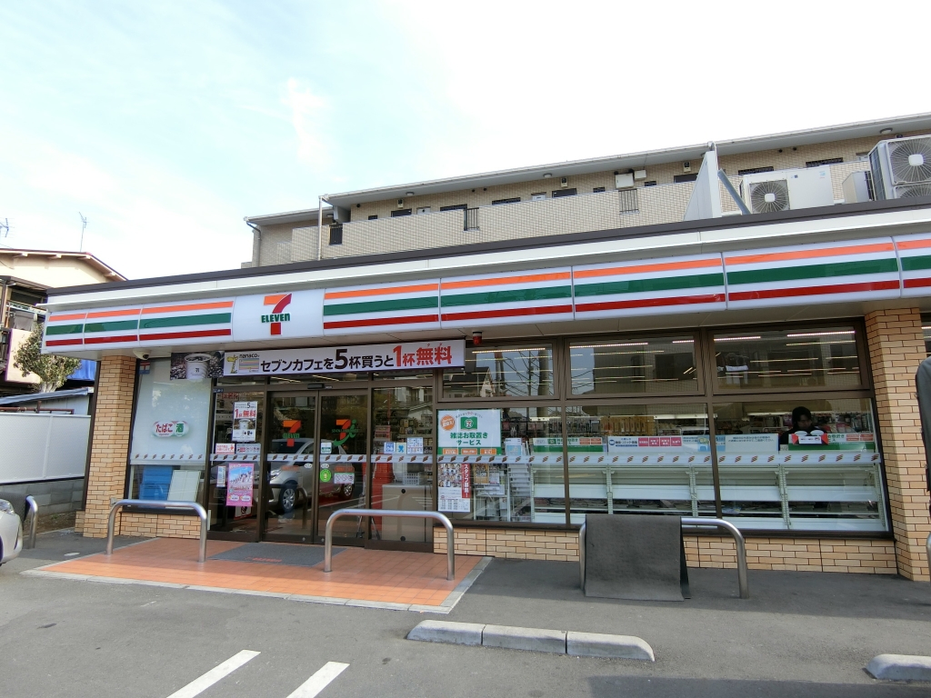 コンビニ　セブンイレブン 葛飾高砂3丁目店（コンビニ）まで387m