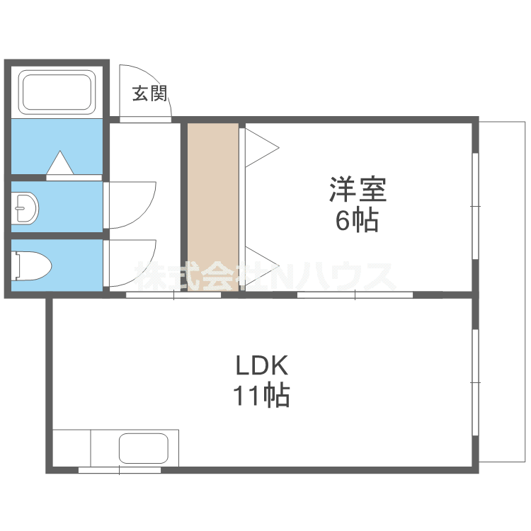 文栄マンションの間取り写真