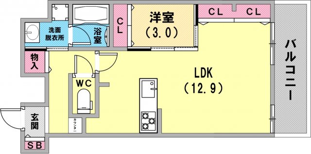 スプランディッド王子公園の間取り写真