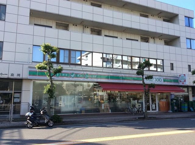 コンビニ　ローソンストア100立川南通店（コンビニ）まで334m