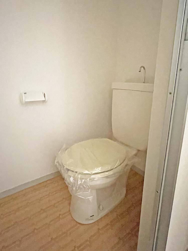トイレ　ゆったりとした空間のトイレです