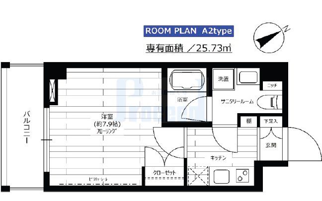 ステージグランデ尾久の間取り写真
