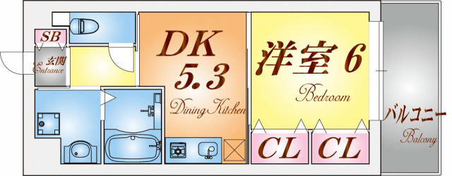 パークコート東須磨の間取り写真