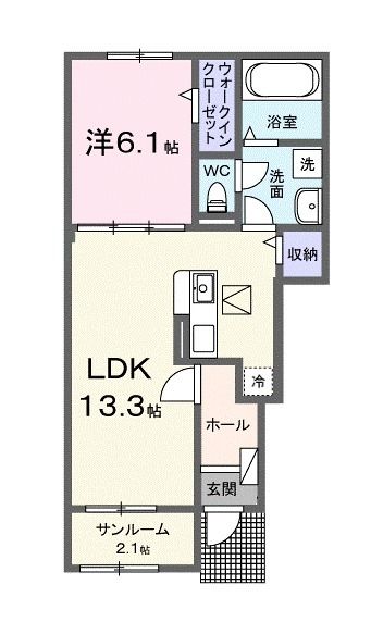 ＪＲ山陽本線 東尾道駅 バス乗車時間：8分 最寄りバス停で下車 徒歩4分 2階建 築3年の間取り写真