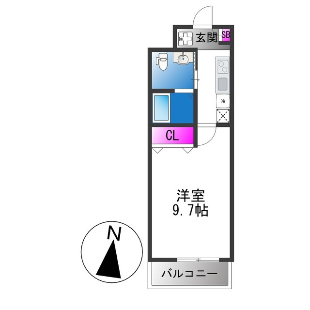 ルミエール巽南の間取り写真