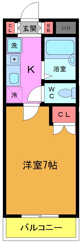 レジディア浦安の間取り写真
