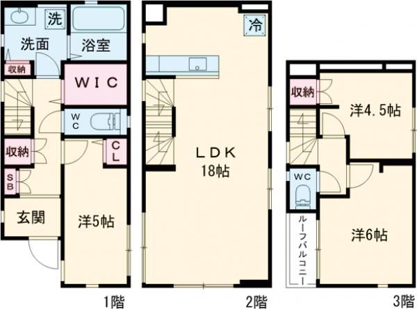 Kolet片倉♯18の間取り写真
