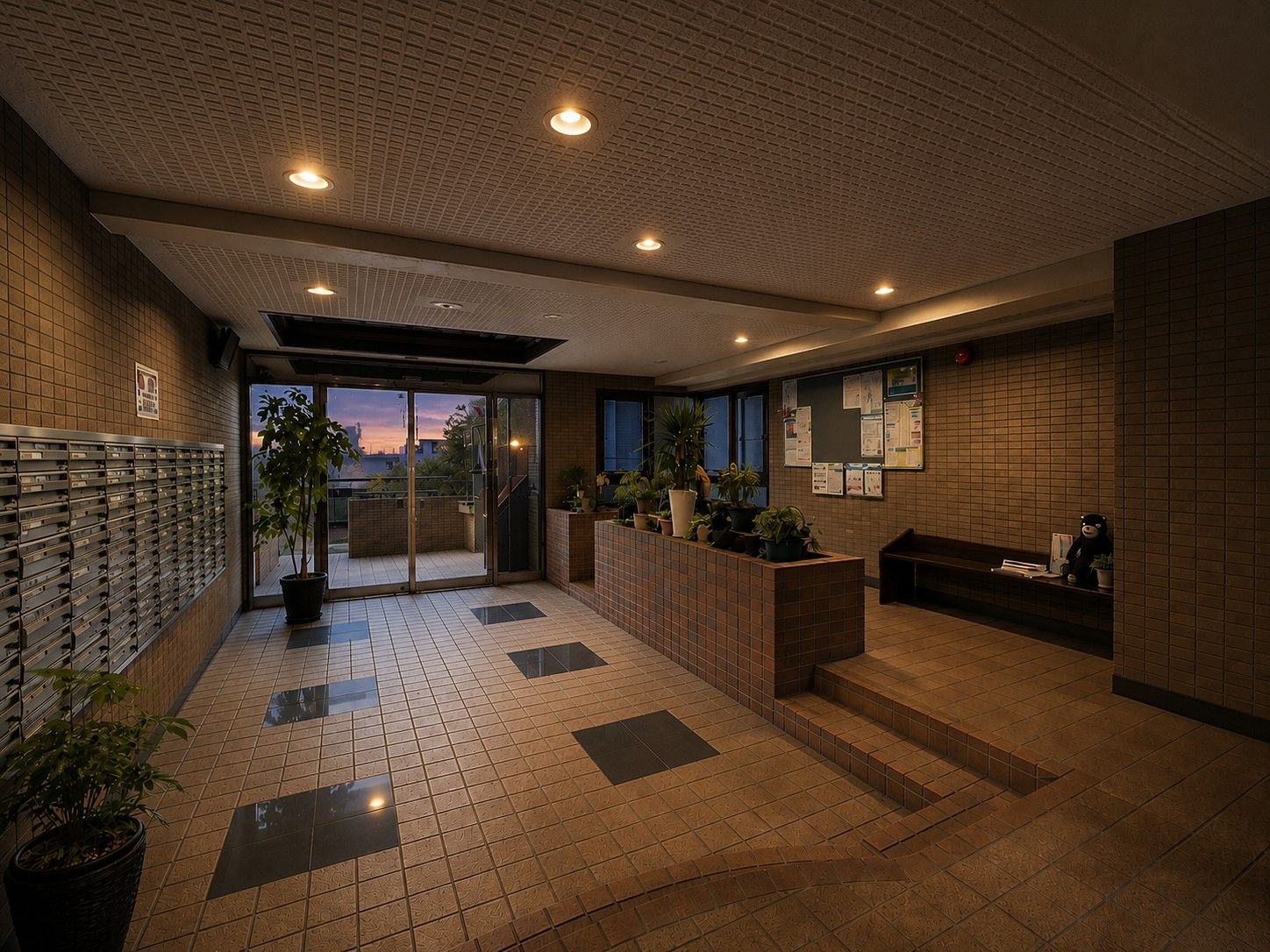 ＪＲ鹿児島本線 博多駅 徒歩15分 13階建 築36年の玄関写真