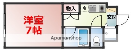 ＪＲ東海道本線 藤沢駅 徒歩4分 8階建 築25年の間取り写真