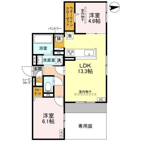 D-residence東五百住町の間取り写真