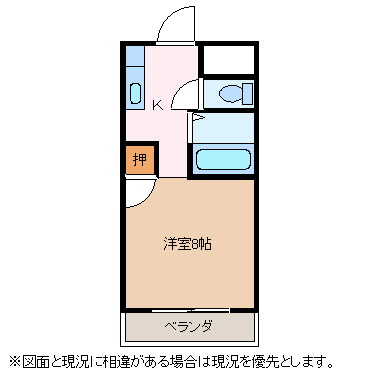 コーポMIYABIの間取り写真