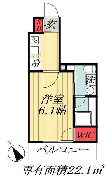 ＪＲ総武線 船橋駅 徒歩8分 7階建 新築の間取り写真