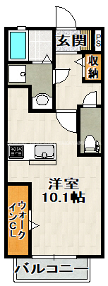 Luciole 山本の間取り写真