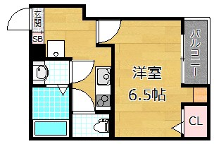 モダンアパートメント枚方上之町の間取り写真
