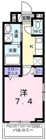 ラフィーネ 富野の間取り写真