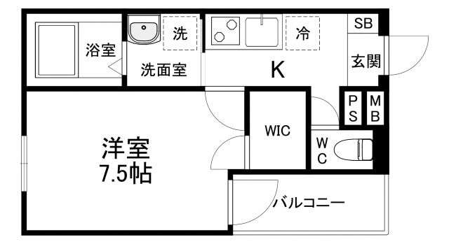 フジパレス城北公園通V番館の間取り写真