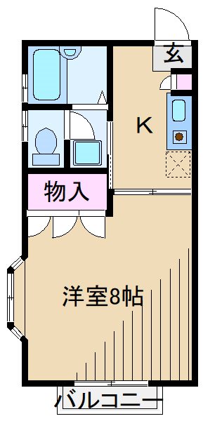 第5松岡荘の間取り写真