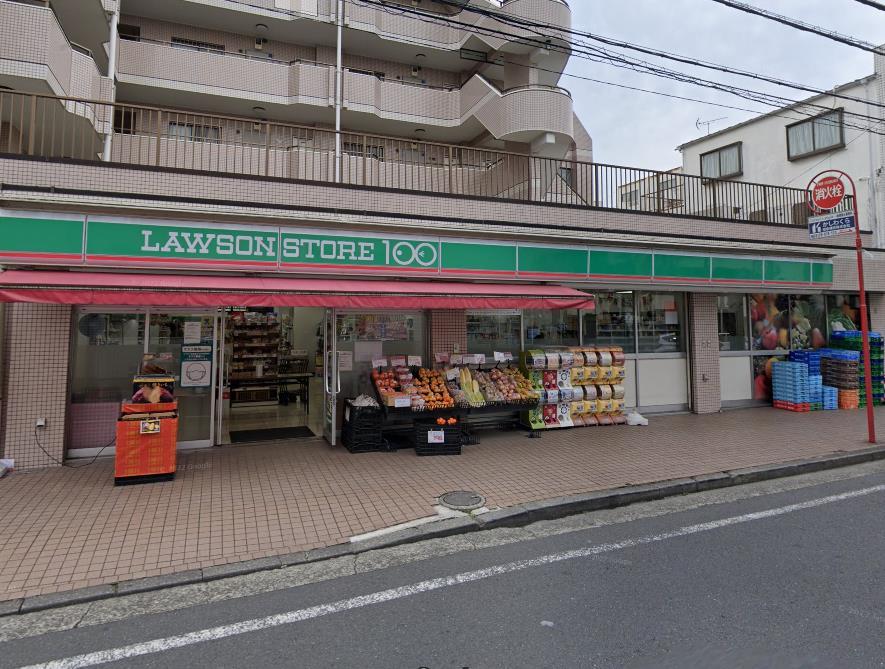 コンビニ　ローソンストア100高田東店（コンビニ）まで267m