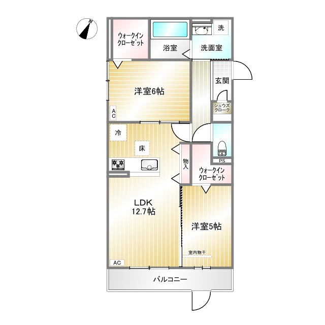 La Maison大手町Iの間取り写真