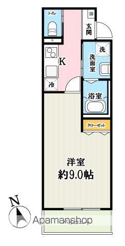 キャメル梅島2Aの間取り写真
