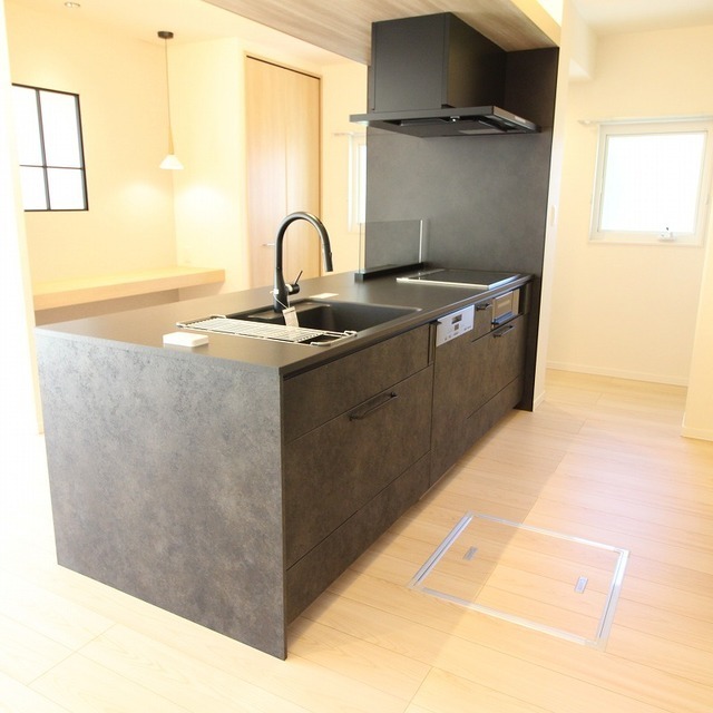 かみかわB12-8戸建のキッチン写真