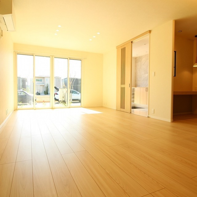 かみかわB12-8戸建の居間写真