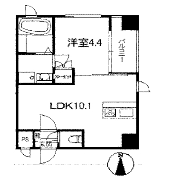 ロゼットIIの間取り写真