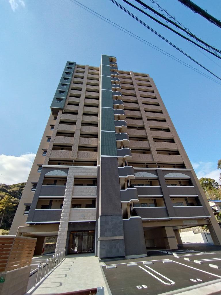 建物外観　★高台☆１５階建て賃貸マンション(^▽^)★