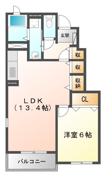 グレース・ヴィラ Iの間取り